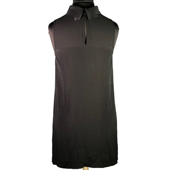 Joie Savory Silk Sarie Tunic Pockets Dress Caviar - Picture 5 of 8